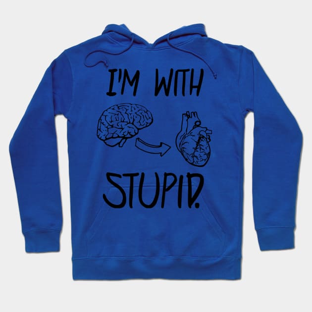 I'm With Stupid 3 Hoodie by thihthaishop